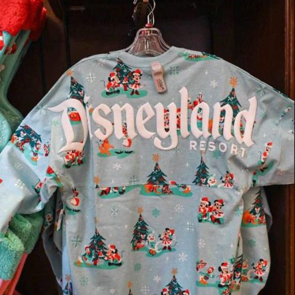 DISNEYLAND Santa Mickey Mouse & Friends Holiday CHRISTMAS Spirit Jersey XXL 2X - Picture 5 of 8